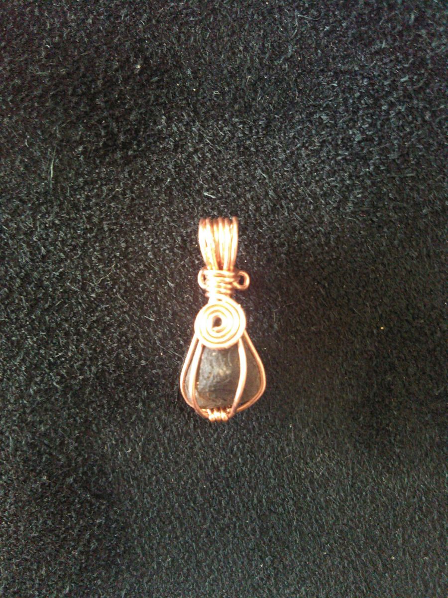 Cintamani Stone wire wrap